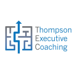 Logo for Thompson Executive Coaching - Arrow starting at the bottom moving through a maze and exiting the top